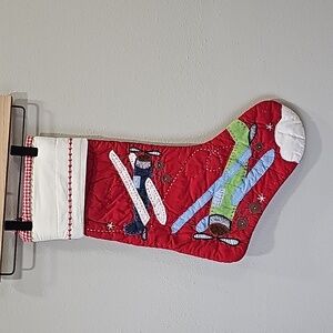 Pottery Barn Kids Airplane Christmas Stocking No Name